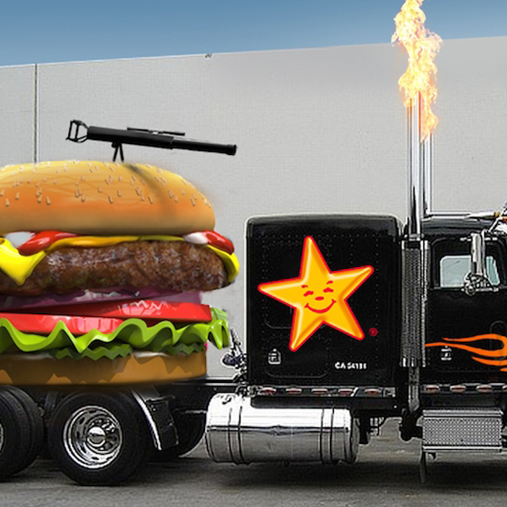 Carl’s Jr. Burger Assault Vehicle