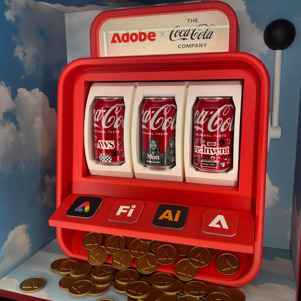 Adobe x Coca-Cola Custom Exhibit Fabrication